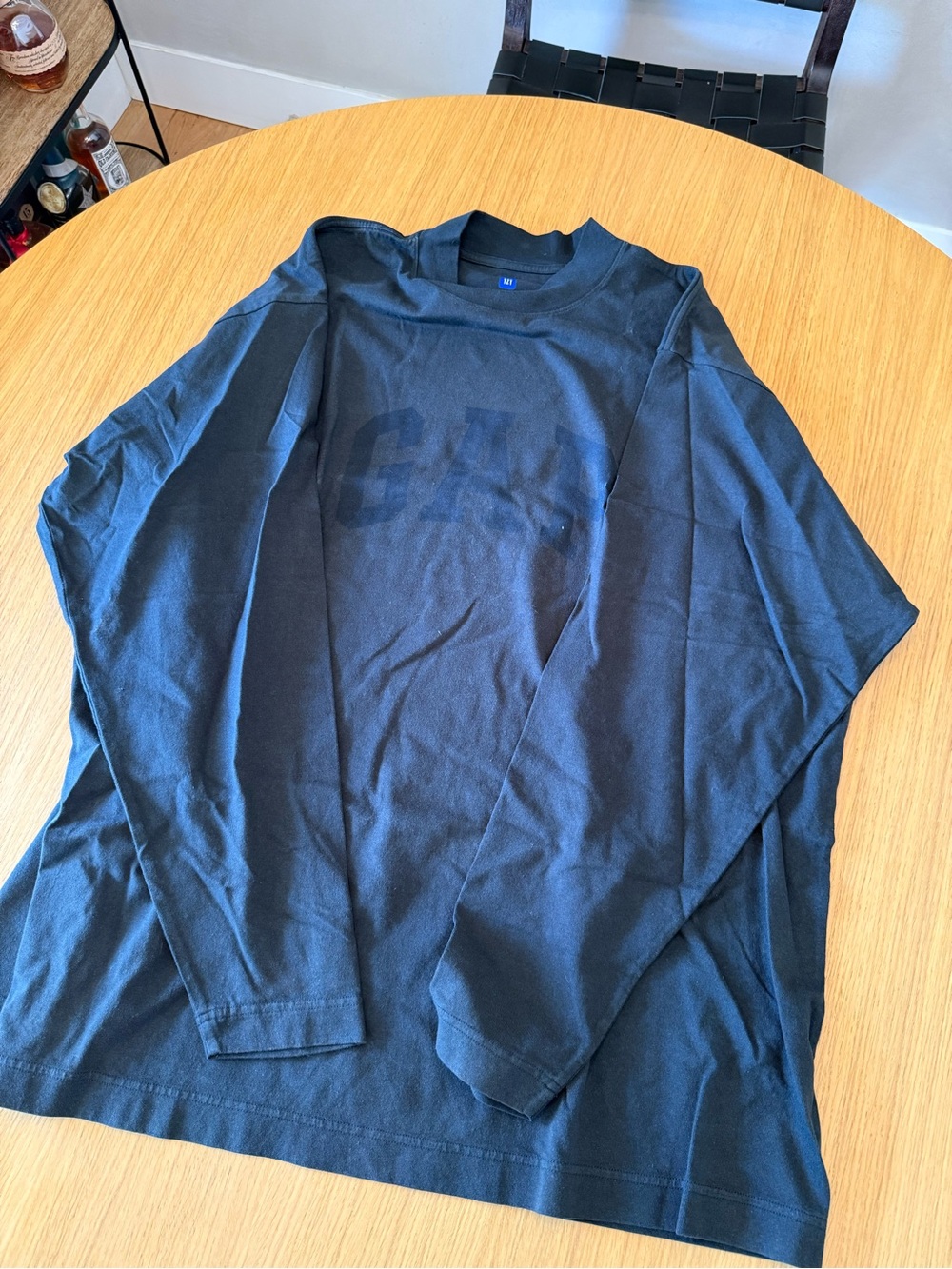 YZY x GAP long sleeve tee. Oversized size Large.
